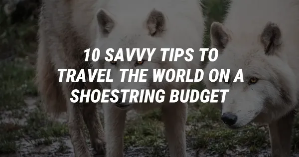 5 Savvy Tips to Travel the World on a Shoestring Budget