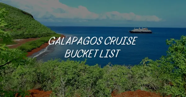 Why a Galapagos Cruise Belongs on Your Ultimate Bucket List