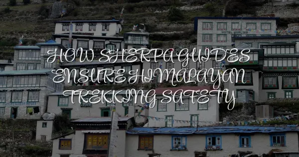 How Sherpa Guides Make Your Himalayan Dreams a Safe Reality