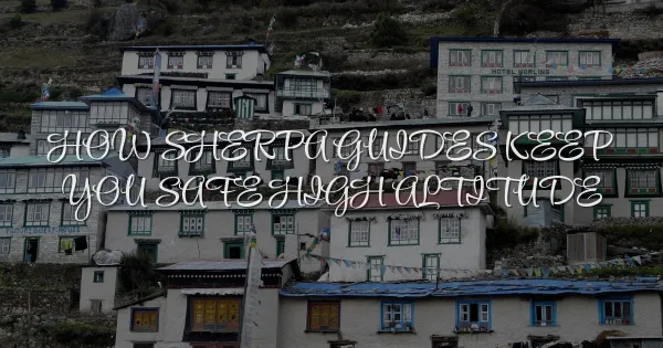 How Sherpa Guides Keep You Safe in High-Altitude Mountains