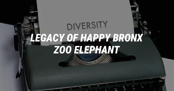The Legacy of Happy: Remembering the Historic Bronx Zoo Elephant