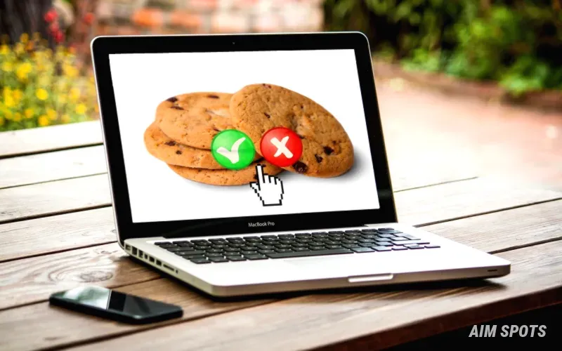 cookie consent banner on mobile screen