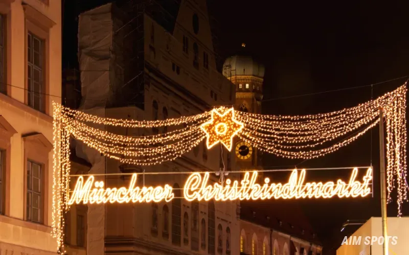 Munich Christmas market scene