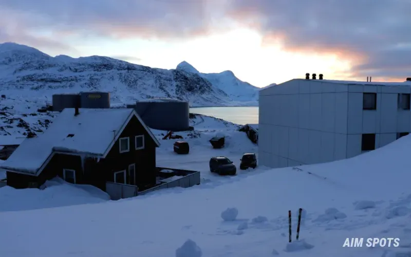 Nuuk capital city Greenland colorful houses