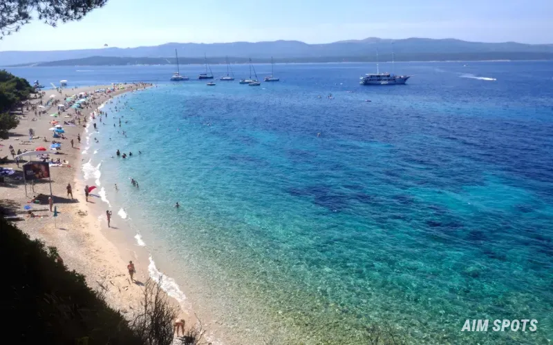 zlatni rat beach brac croatia