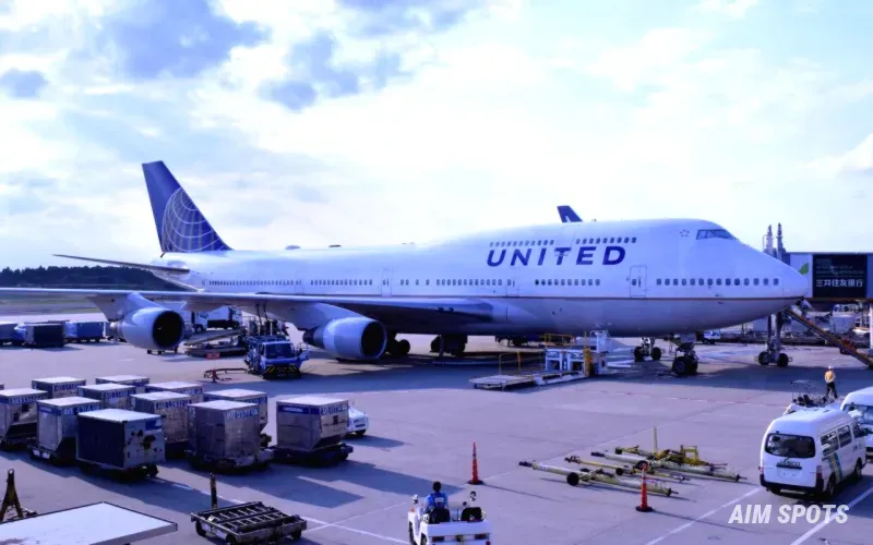 United Airlines and American Airlines planes side by side