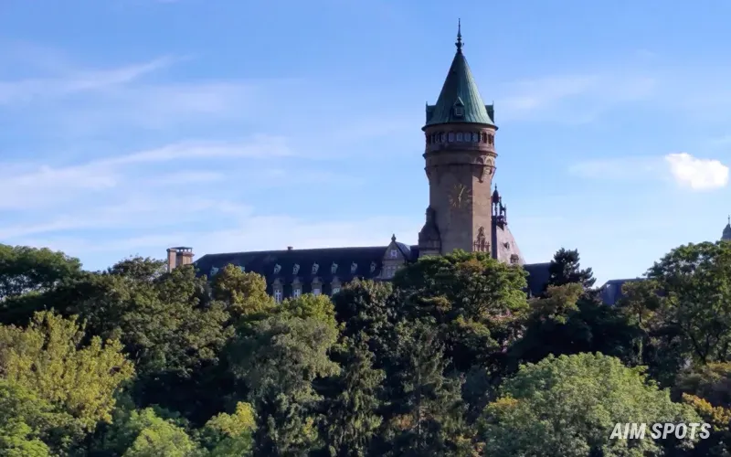 Luxembourg City old town view