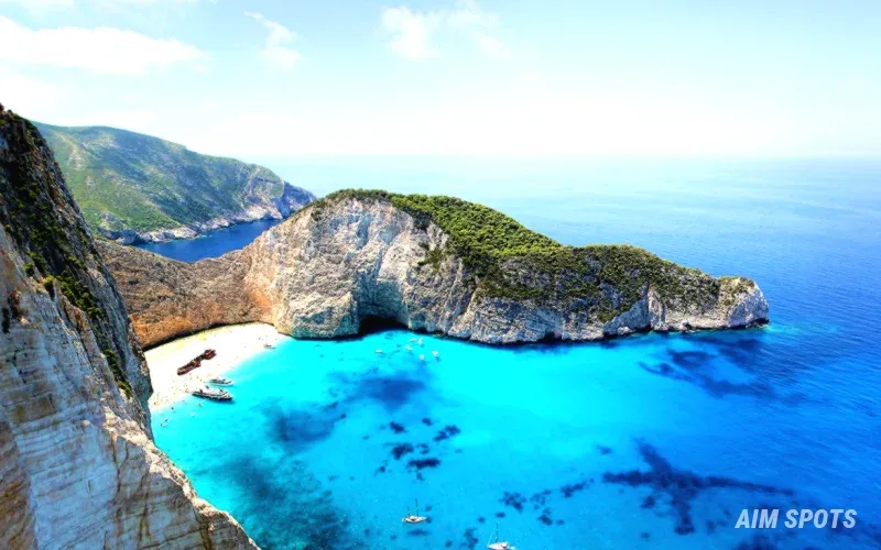 beautiful beach resort in Greece