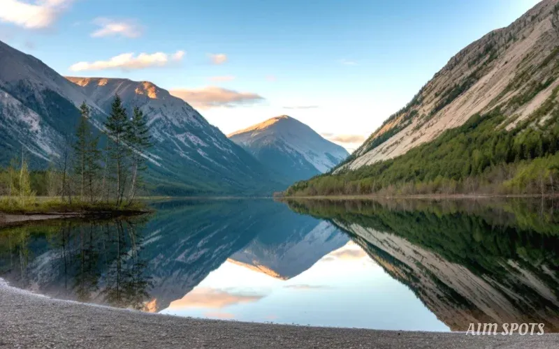 pristine natural landscape leave no trace