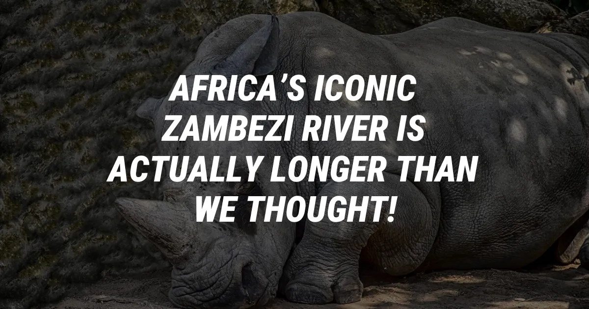 Africa’s Iconic Zambezi River Is Actually Longer Than We Thought!