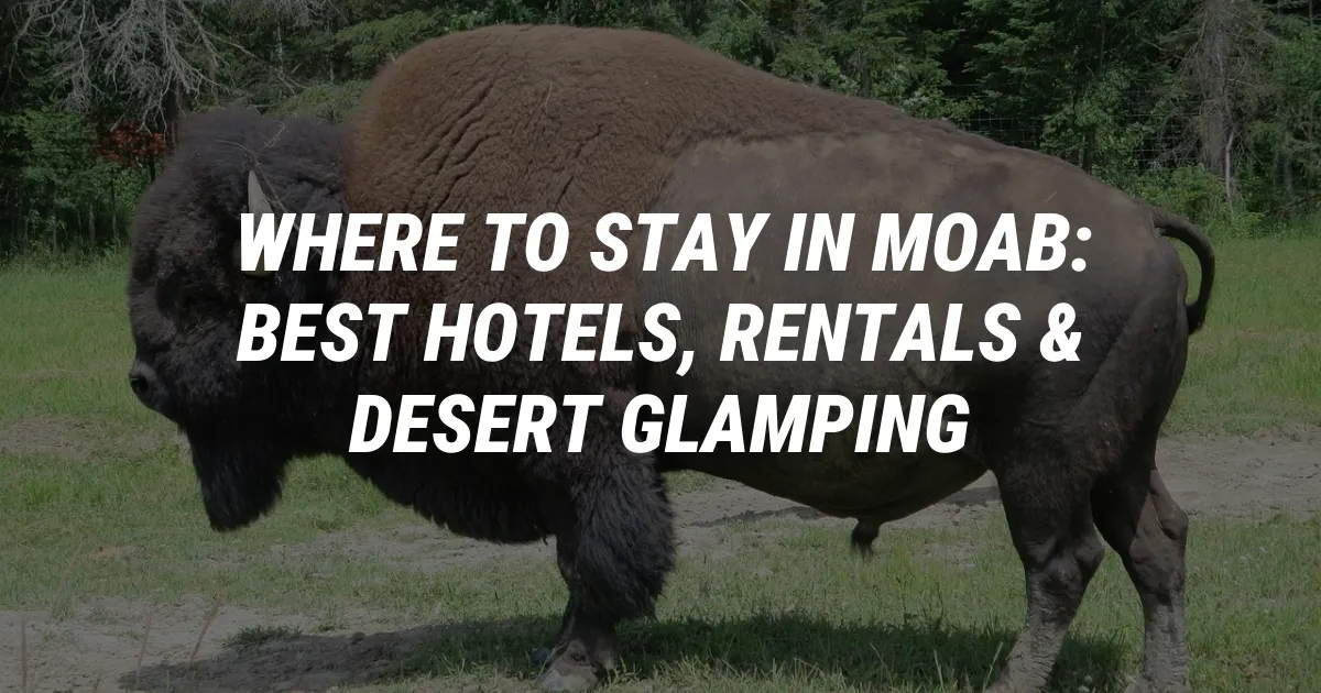 Where to Stay in Moab: Best Hotels, Rentals & Desert Glamping