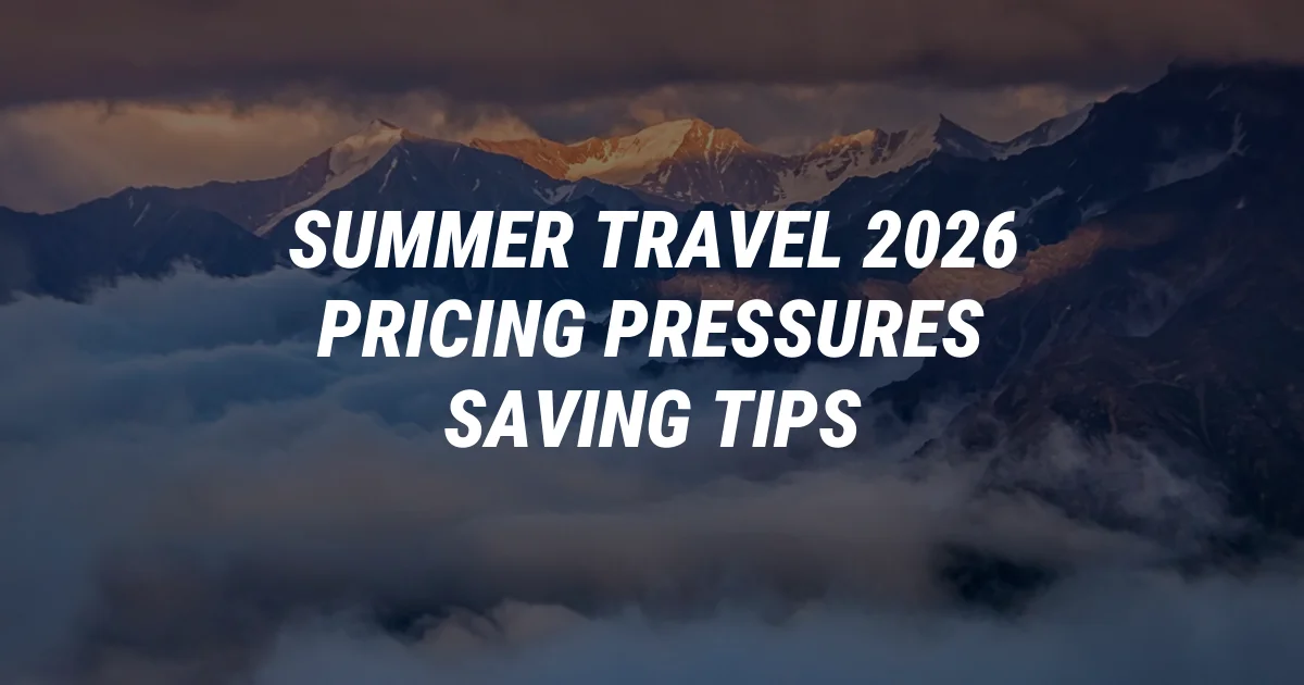 Summer Travel 2026: How to Vacation Smart Amid Rising Costs
